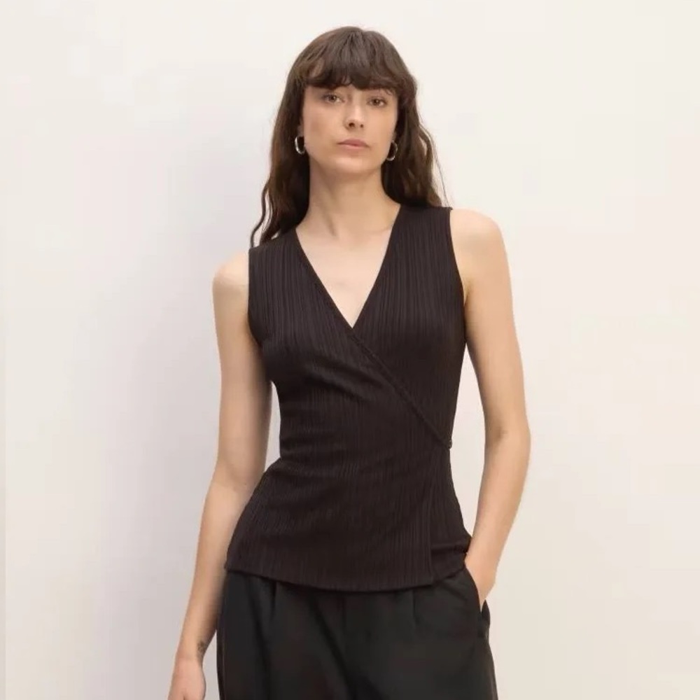Everlane | Ribbed Wrap Top